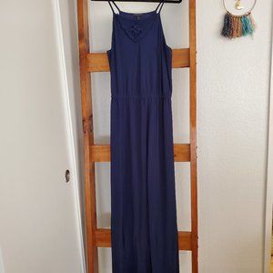 Banana Republic Navy Blue maxi dress size Medium